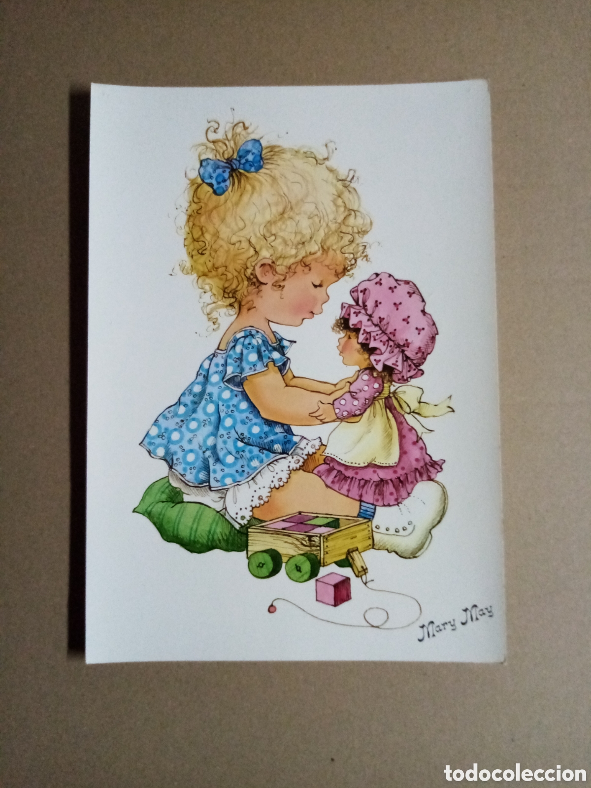 Coleccionismo: L&aacute;mina postal Mary may 30x21 cm