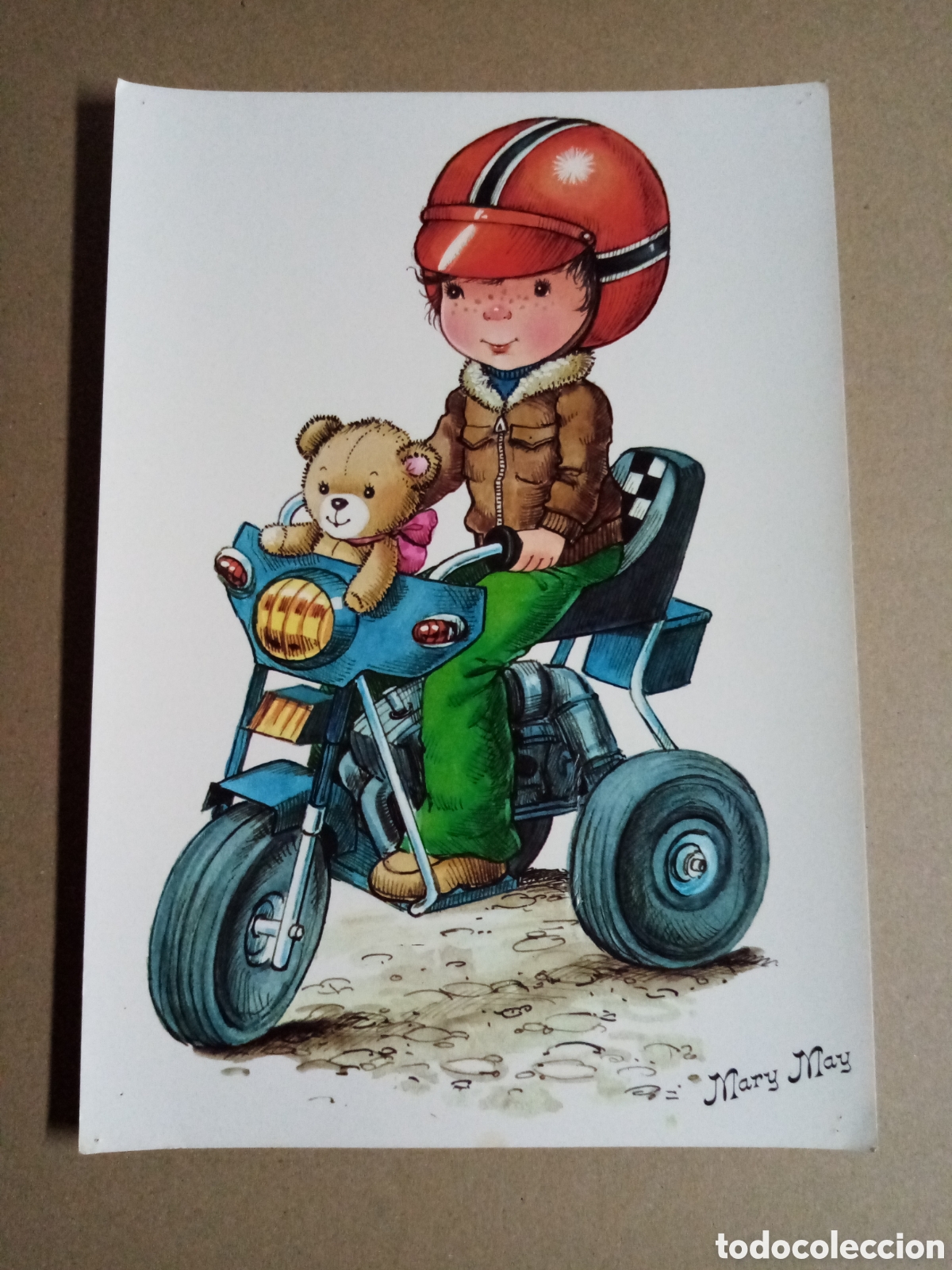 Coleccionismo: L&aacute;mina postal Mary may 30x21 cm