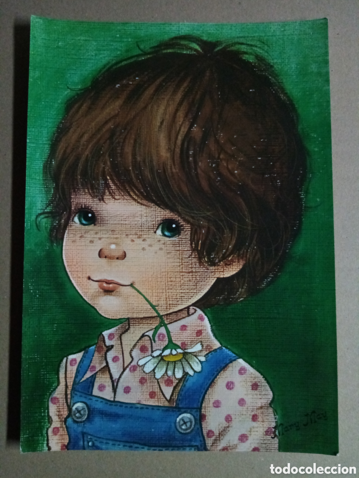 Coleccionismo: L&aacute;mina postal Mary may 30x21 cm