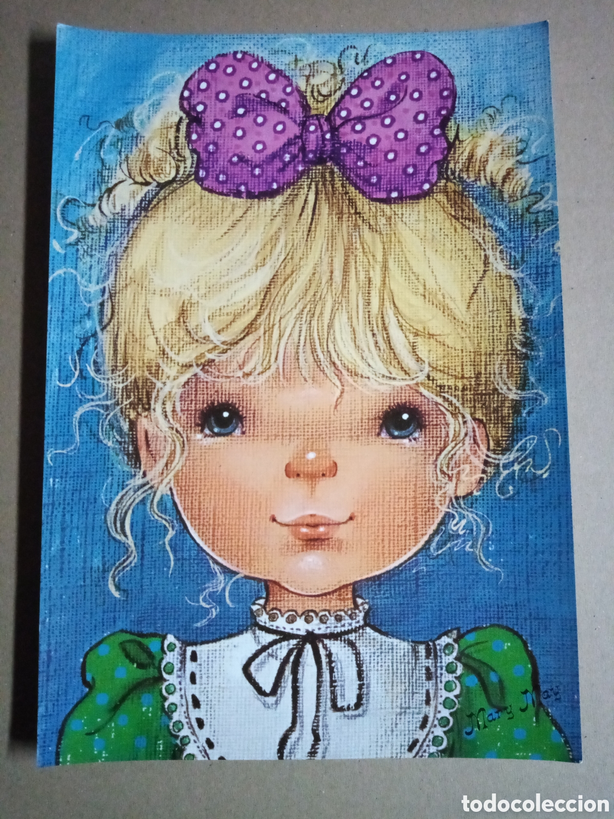 Coleccionismo: L&aacute;mina postal Mary may 30x21 cm