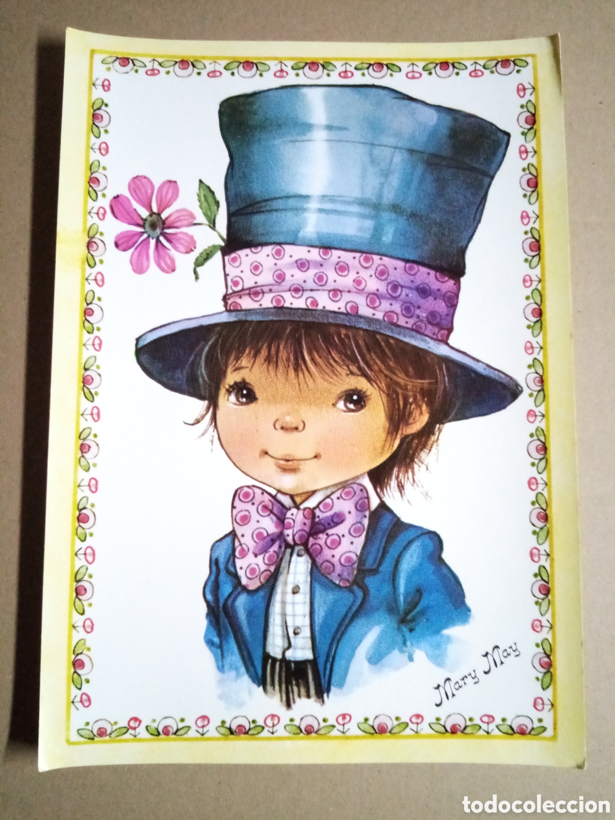 Coleccionismo: L&aacute;mina postal Mary may 30x21 cm