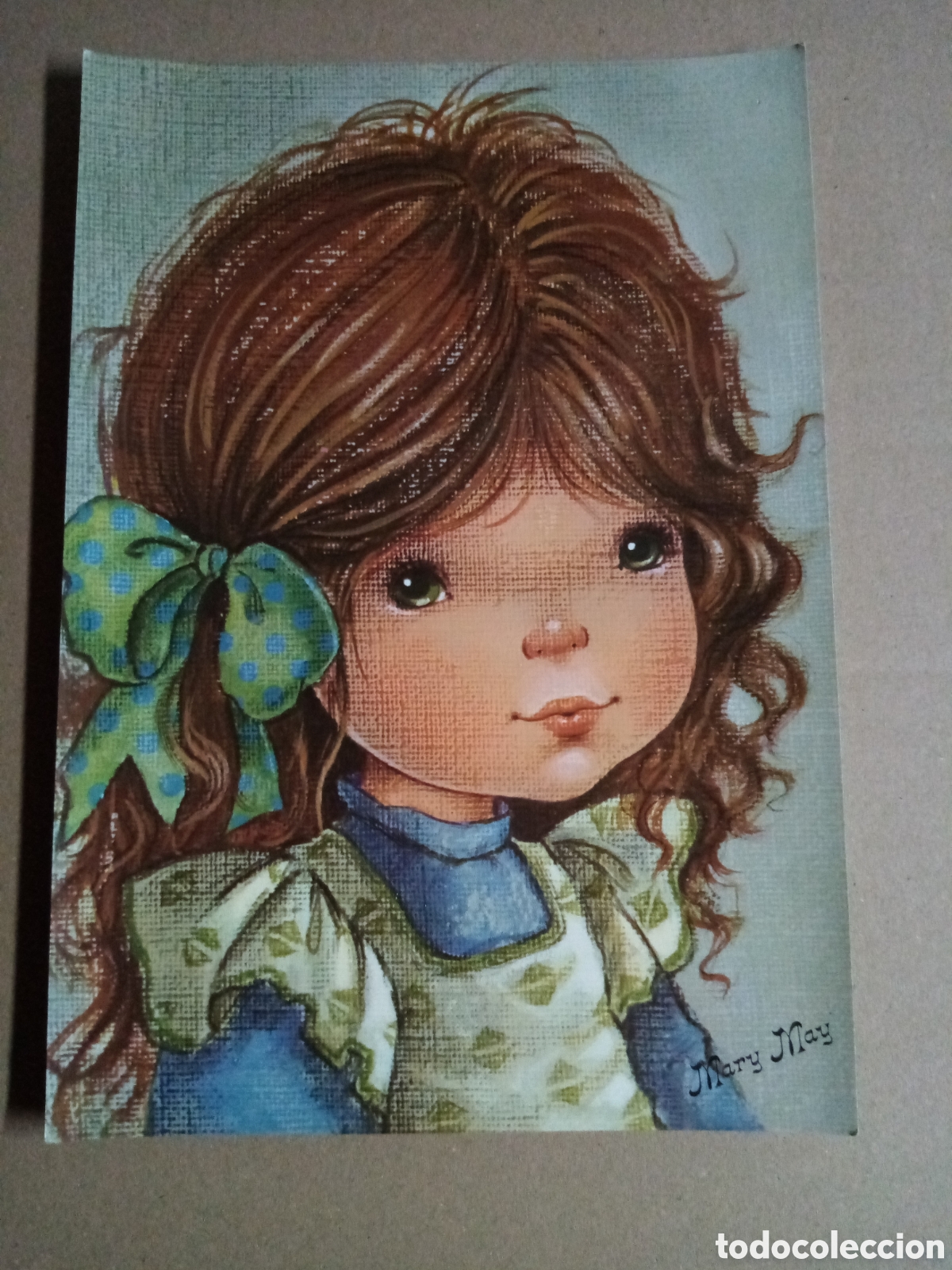 Coleccionismo: L&aacute;mina postal Mary may 30x21 cm