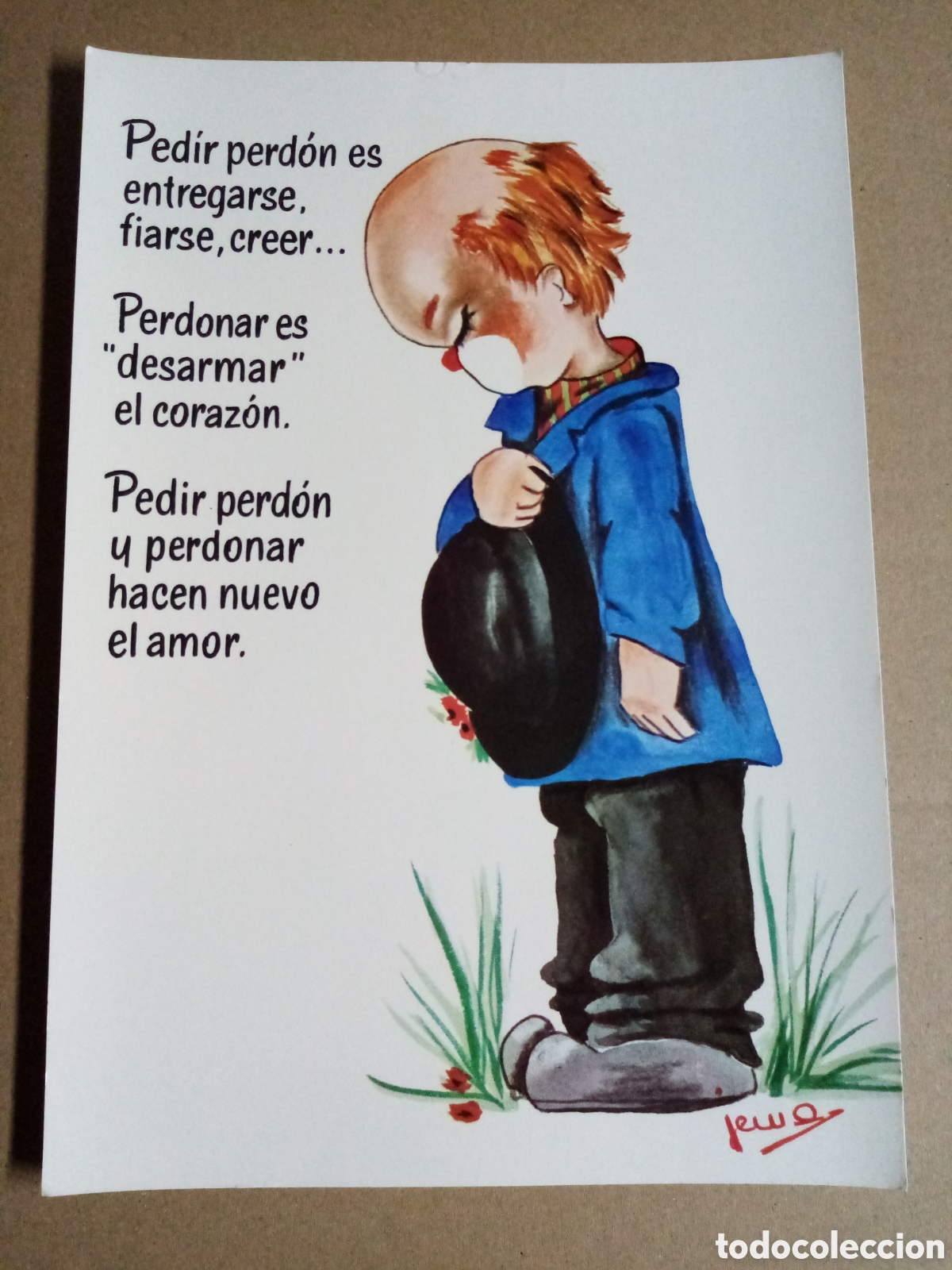 Coleccionismo: L&aacute;mina postal Jema 30x21 cm