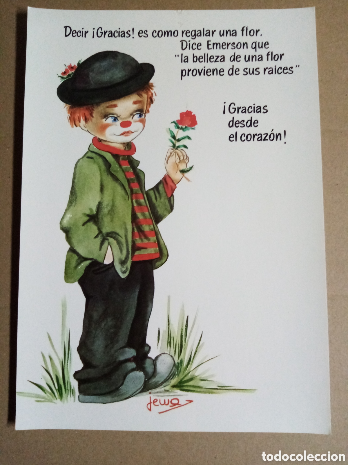 Coleccionismo: L&aacute;mina postal Jema 30x21 cm