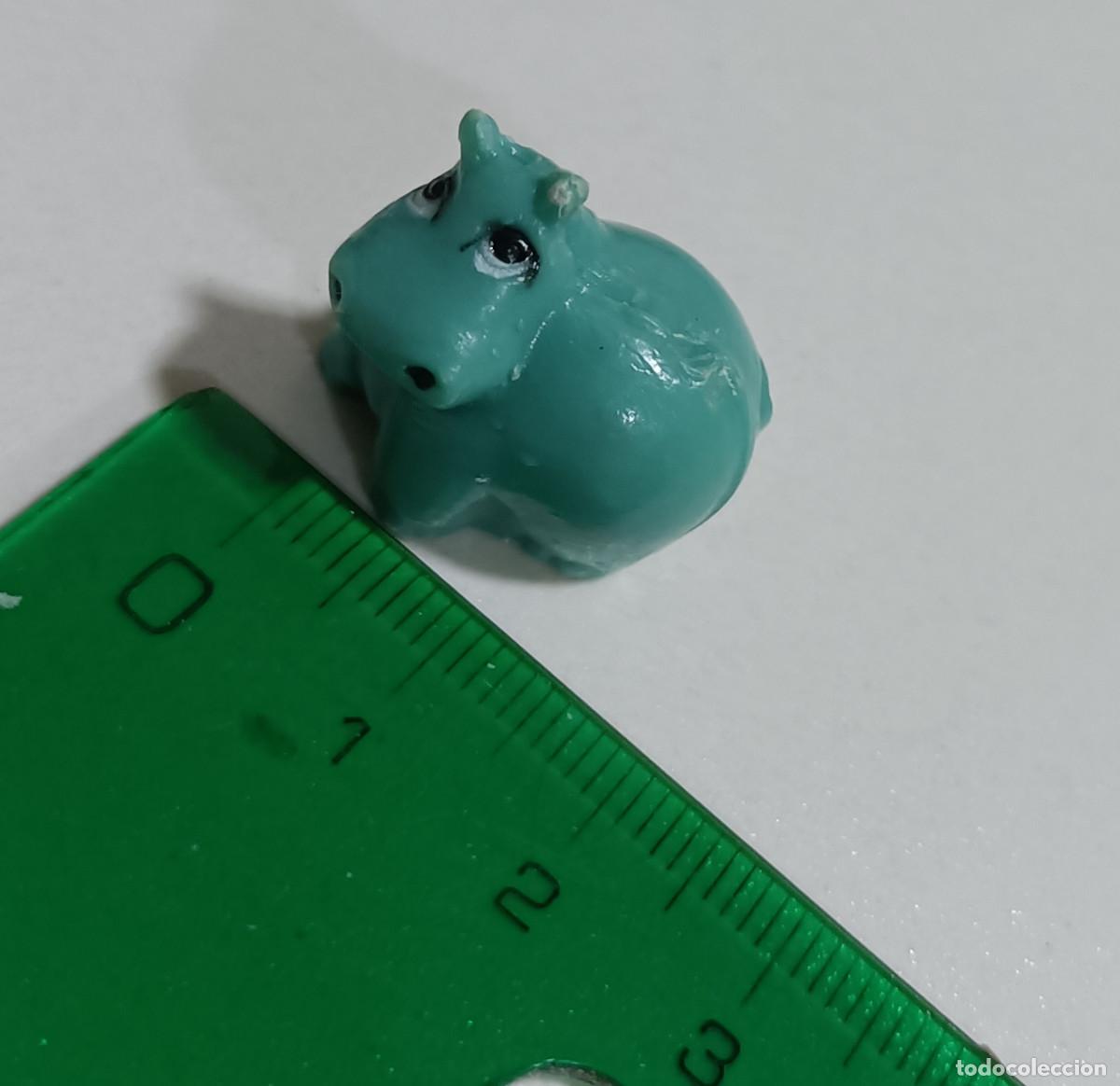 Coleccionismo: figura figurita mu&ntilde;eco mu&ntilde;equito animalito animal capuchon topper lapiz miniatura mini hipopotamo