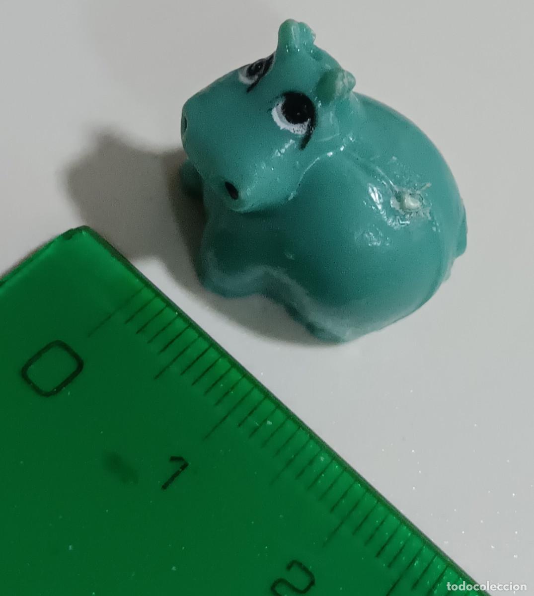 Coleccionismo: figura figurita mu&ntilde;eco mu&ntilde;equito animalito animal capuchon topper lapiz miniatura mini hipopotamo