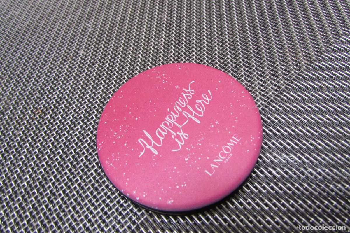 Coleccionismo: ESPEJO PEQUE&Ntilde;O DE MANO LANCOME HAPPINESS IS HERE