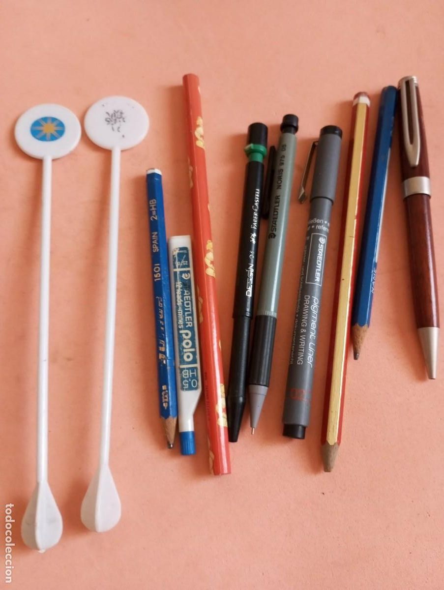 Coleccionismo: lote varios boligrafos, portaminas, lapices, ect