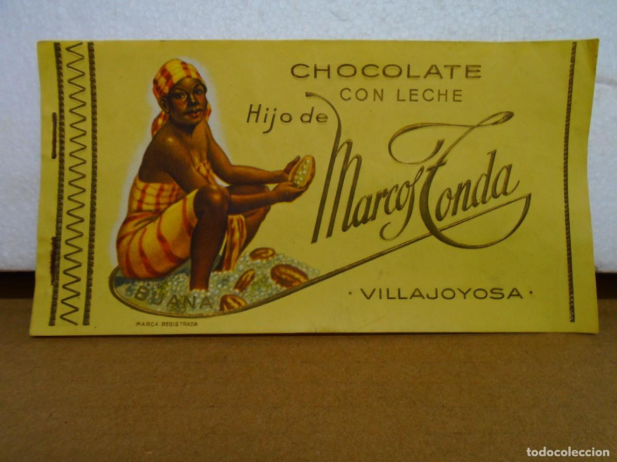 Coleccionismo: CHOCOLATE HIJO DE MARCOS TONDA,VILLAJOYOSA(ALICANTE)HISTORIA DE EL CHOCOLATE.20 PAGIANAS.