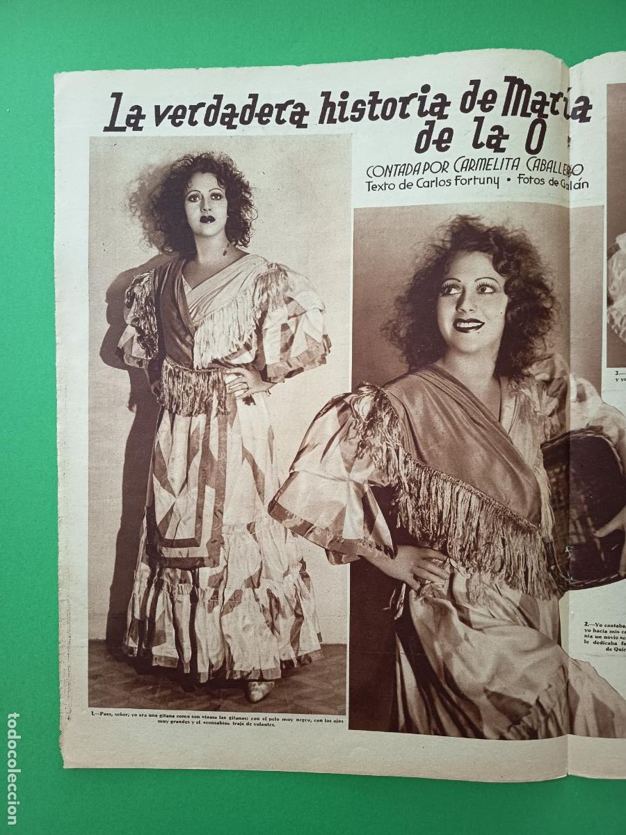 Coleccionismo: LA VERDADERA HISTORIA DE LA MARIA DE LA O - 30/11/1935