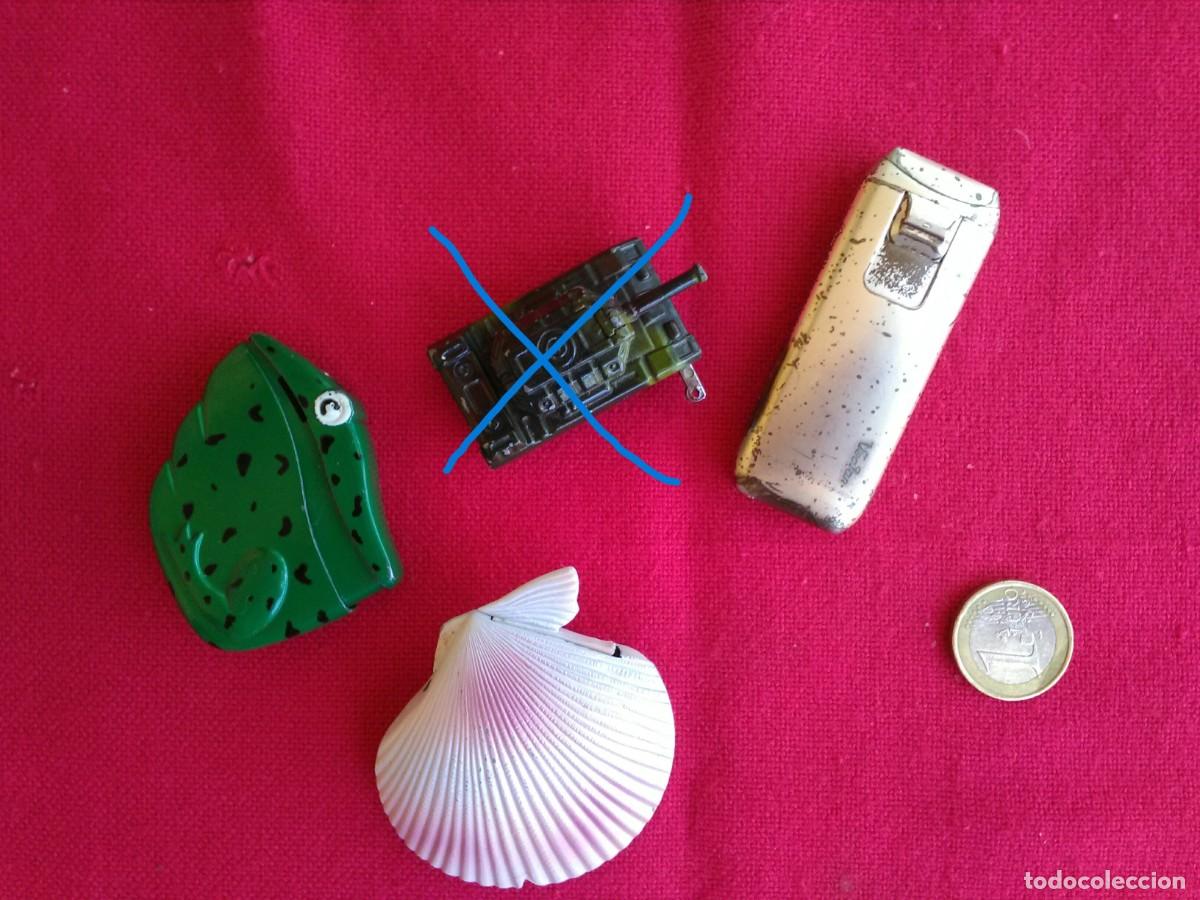 Coleccionismo: Lote de encendedores mecheros antiguos vintage de colecci&oacute;n