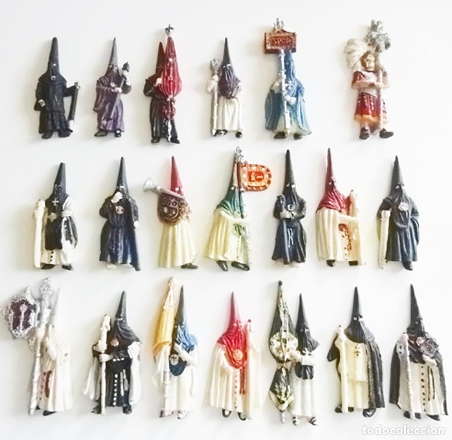 Coleccionismo: GRAN LOTE NAZARENOS DE SEVILLA - HERMANDADES SEMANA SANTA RELIGI&Oacute;N CRISTIANA Y UN ARMAO - &iquest; RESINA ?