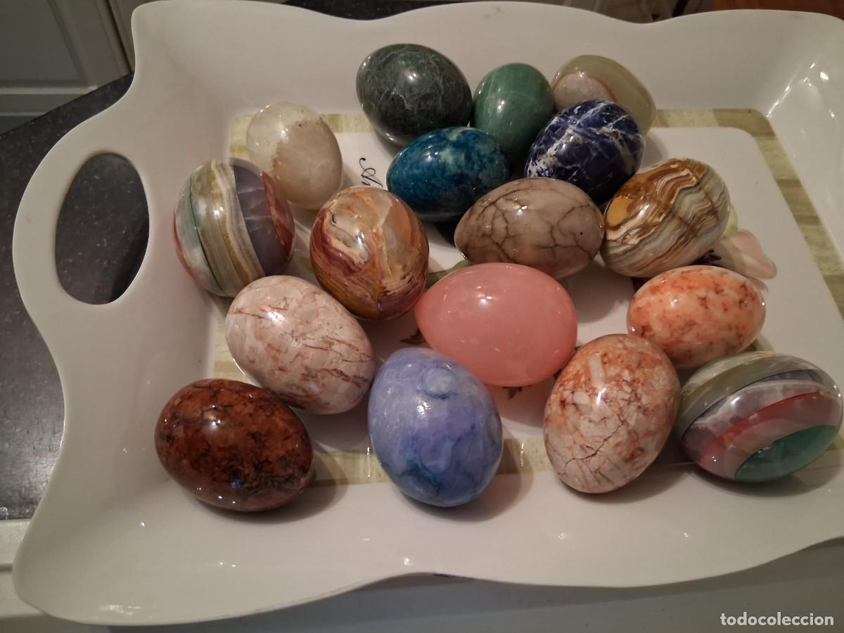 Coleccionismo: Huevos de diferentes piedras - Foto 3