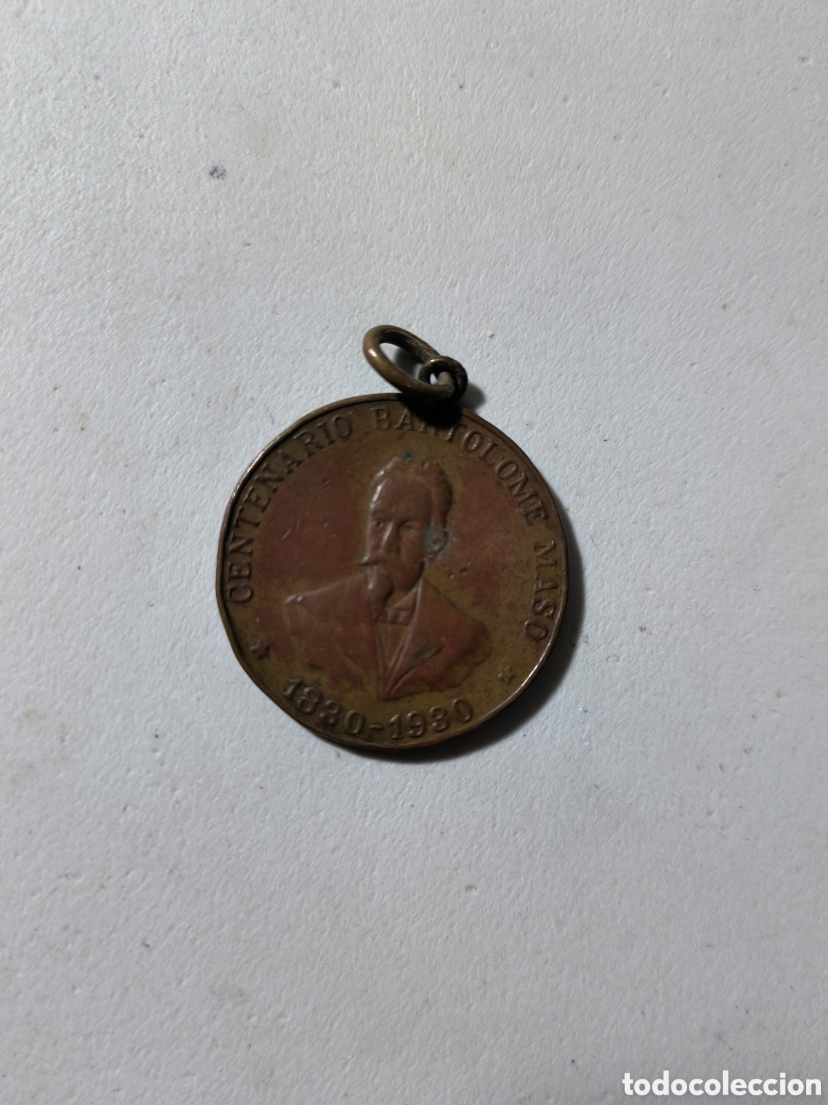 Coleccionismo: Cuba,medalla del centenario de la liga a mas&oacute;nica Bartolom&eacute; Mas&oacute;,a&ntilde;o 1930.