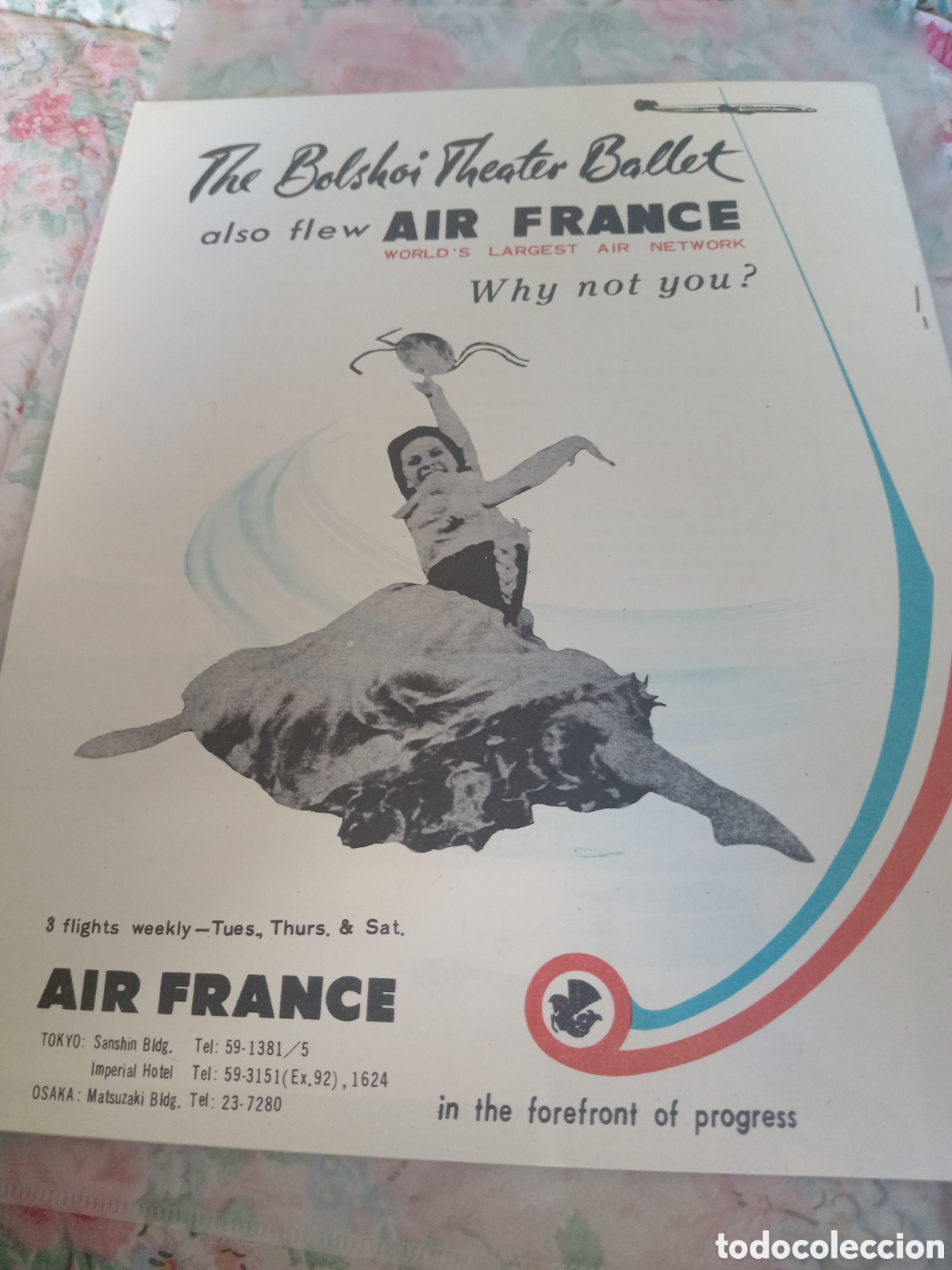 Coleccionismo: Libreto The Bolshoi Theater Ballet Asociaci&oacute;n Amigos del Arte en Japones