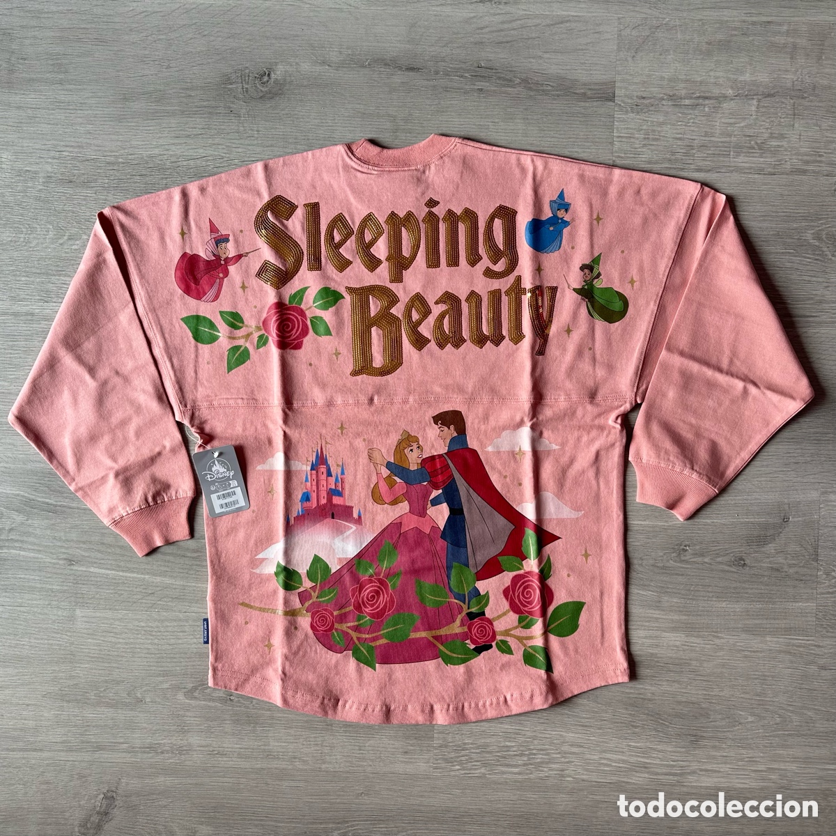 Coleccionismo: Sudadera Spirit Jersey La Bella Durmiente para mujer, Disney Store, Talla XS.