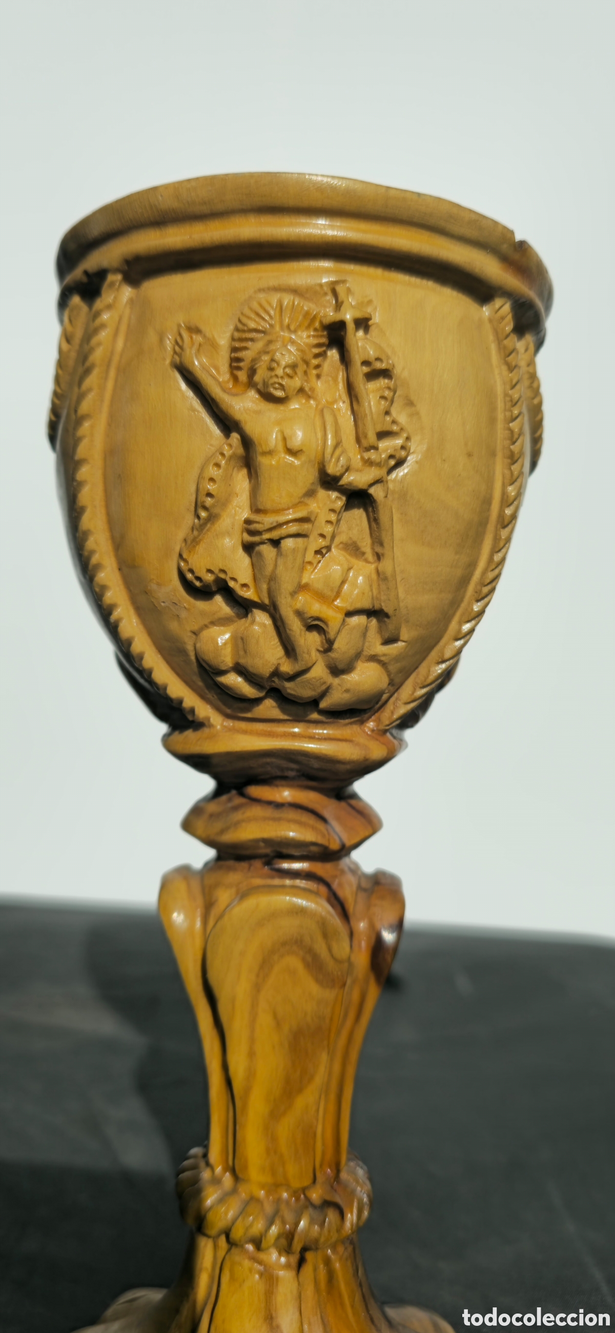 Coleccionismo: C&aacute;liz Olivo Tierra Santa