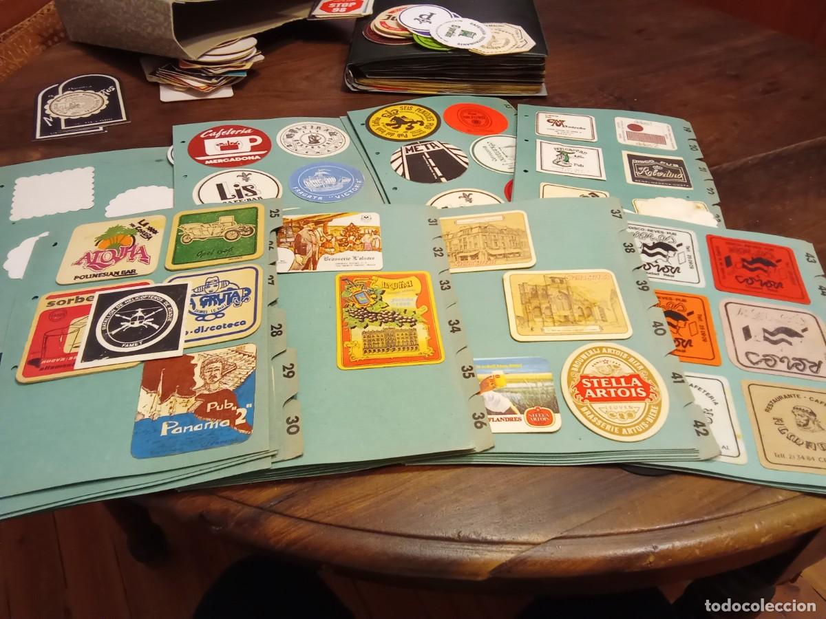 Coleccionismo: Colecci&oacute;n de 500 posavasos vintage.