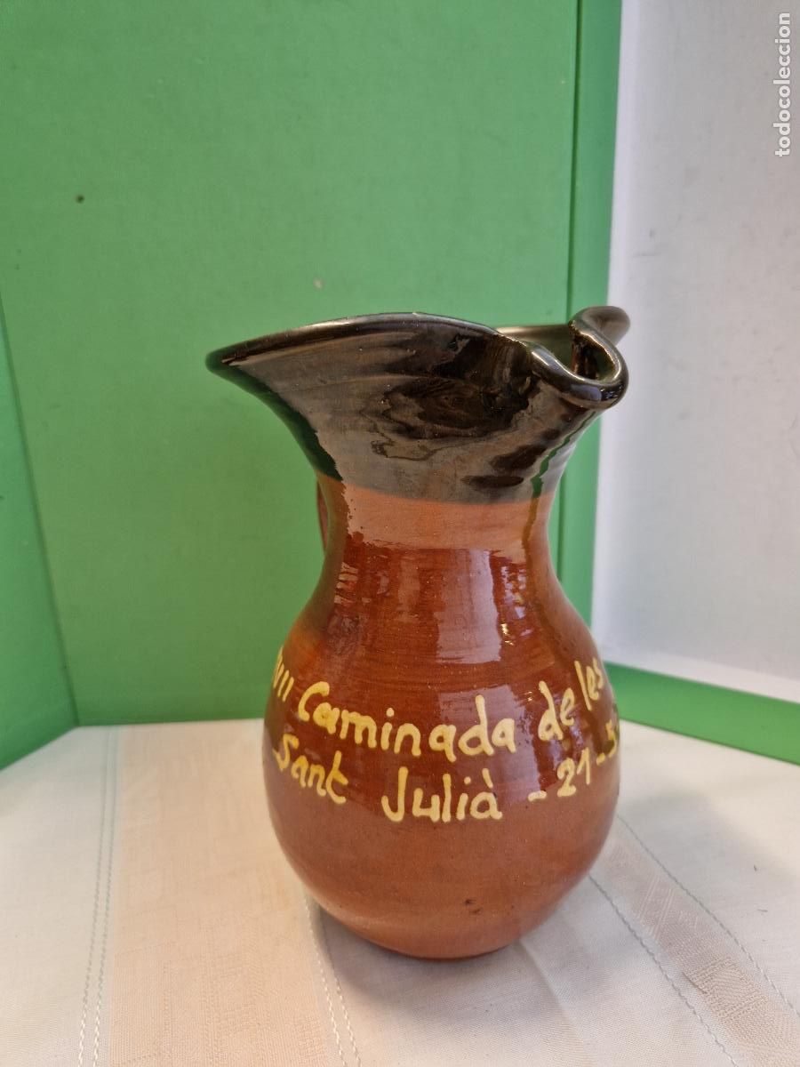 Coleccionismo: BONITA JARRA DE BARRO. VIII CAMINADA DE LES GUILLERIES.