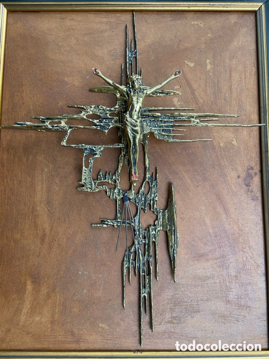 Coleccionismo: CRISTO DALI EN BROCE GRN RELIEVE