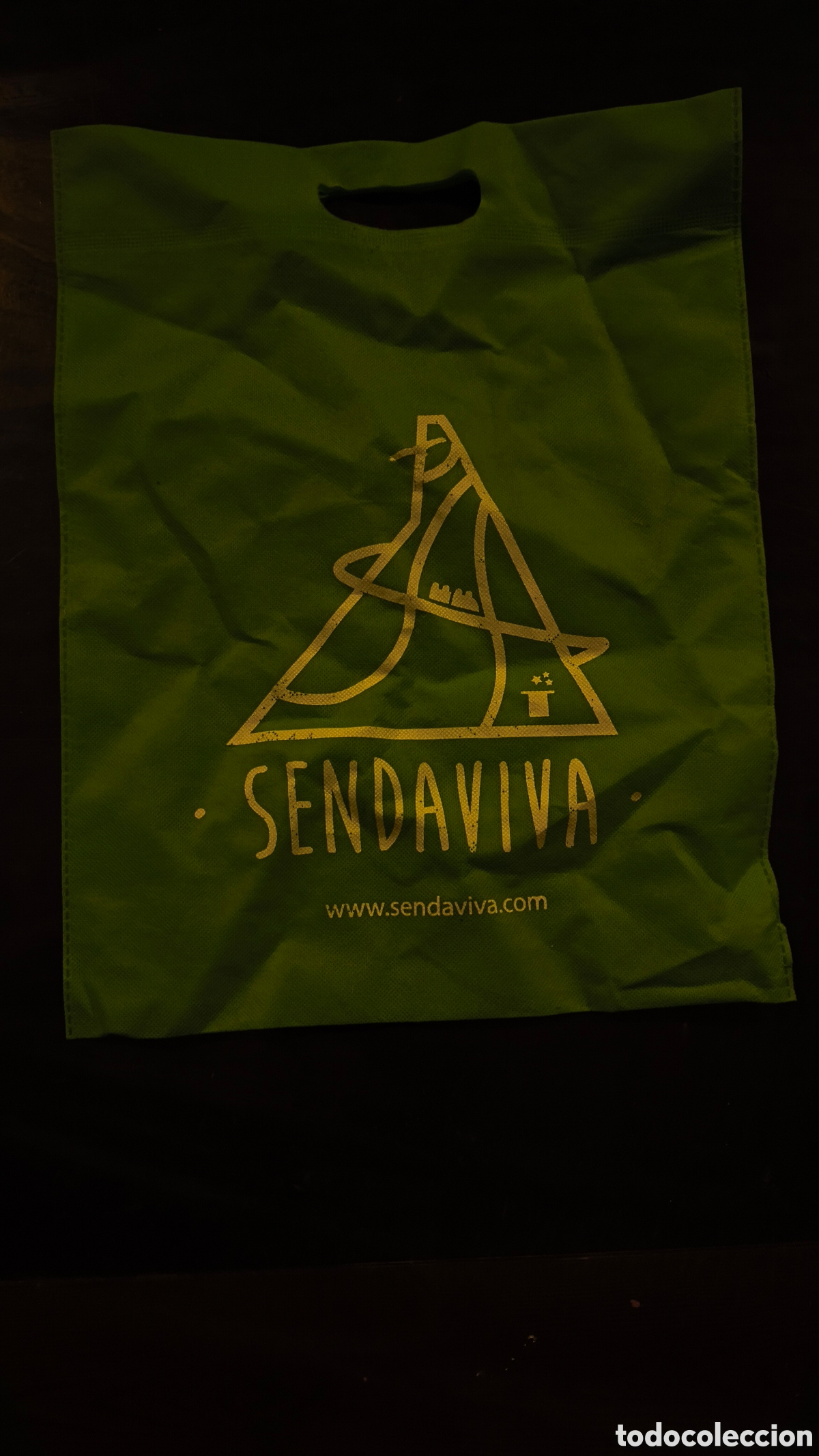 Coleccionismo: Bolsa tela parque naturaleza sendaviva Arguedas navarra