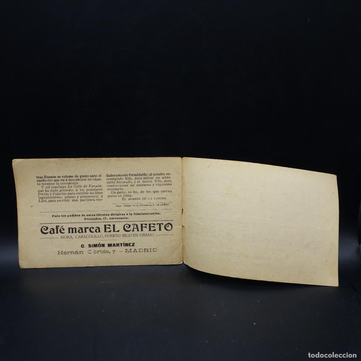 Coleccionismo: PROGRAMA DE LA OBRA DE TEATRO LA CORTE DE FARAON - Foto 11