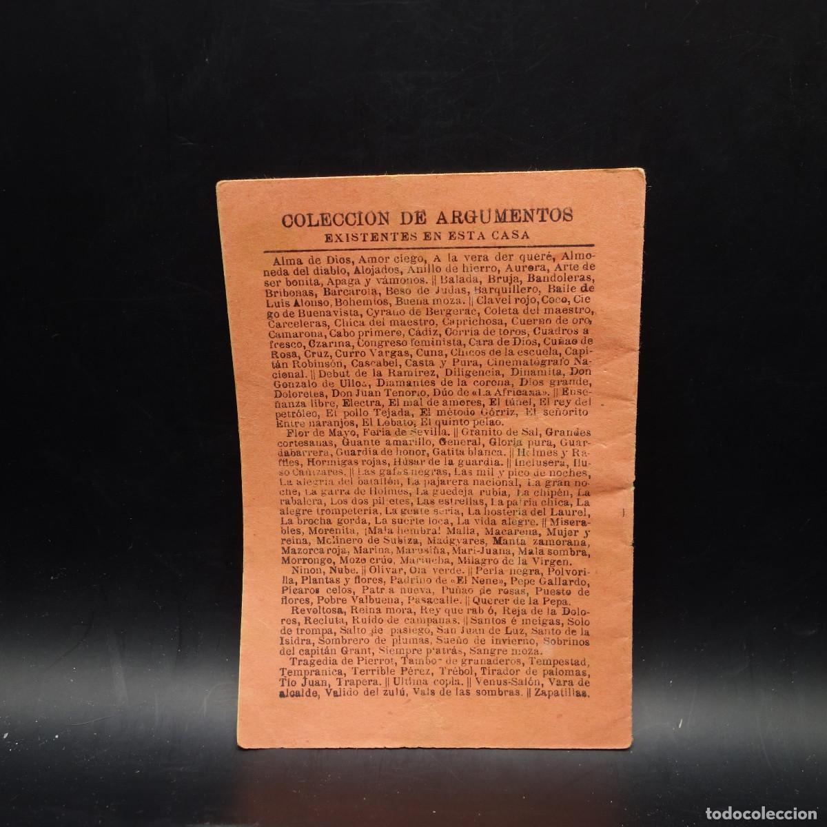 Coleccionismo: PROGRAMA DE LA OBRA DE TEATRO LA VIUDA ALEGRE - Foto 2