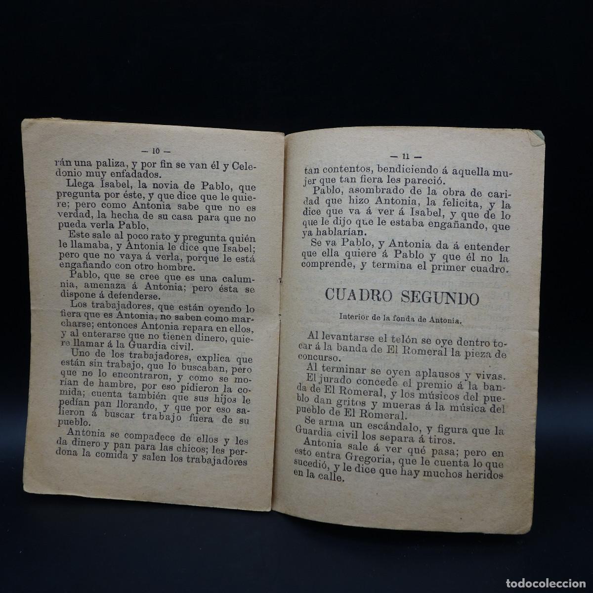 Coleccionismo: PROGRAMA DE LA OBRA DE TEATRO LA RABALERA - Foto 8