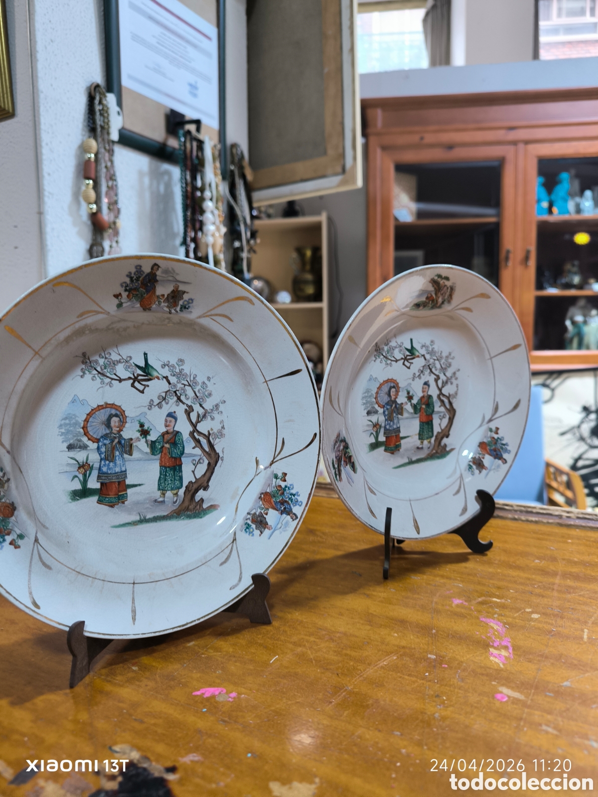 Collectionnisme: Pareja de platos chinos