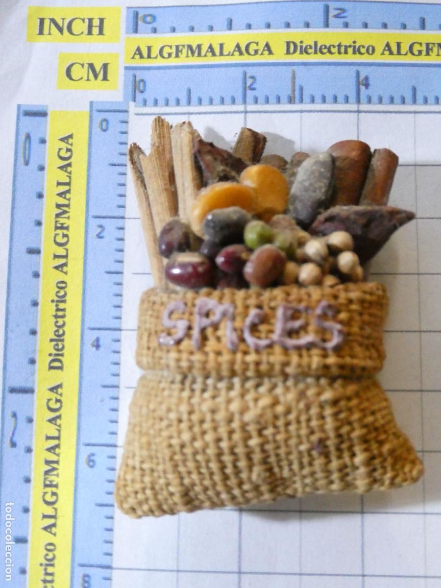 Coleccionismo: IM&Aacute;N DE NEVERA. SOUVENIR RECUERDO. CESTA COMPRA SPICES