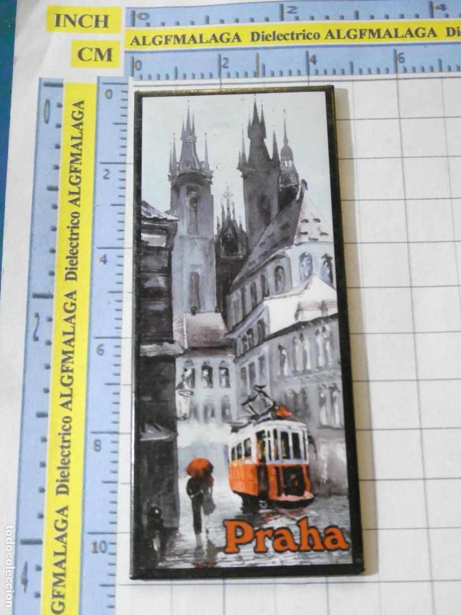 Coleccionismo: IM&Aacute;N DE NEVERA. SOUVENIR RECUERDO. PRAGA REP&Uacute;BLICA CHECA TRANV&Iacute;A
