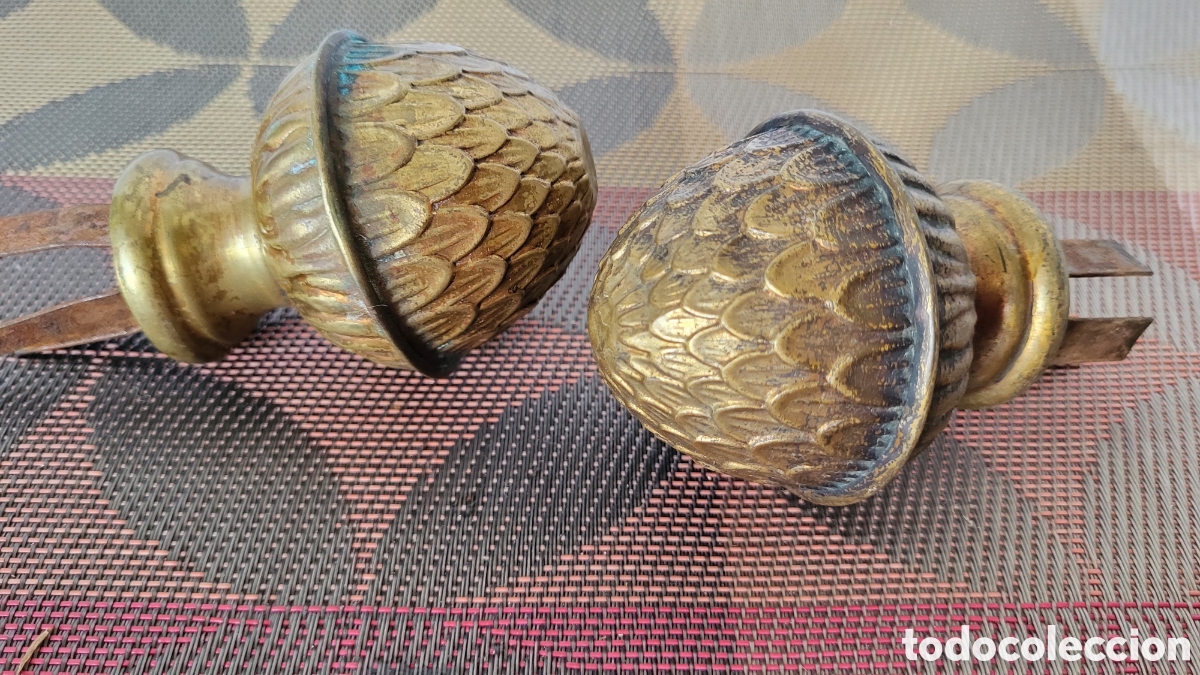 Coleccionismo: Antiguas pi&ntilde;as de laton