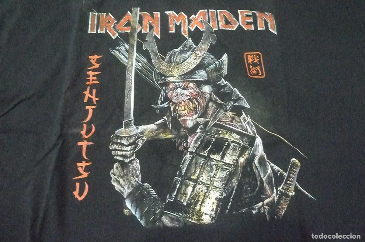 Coleccionismo: Camiseta negra. Iron Maiden, Senjutsu