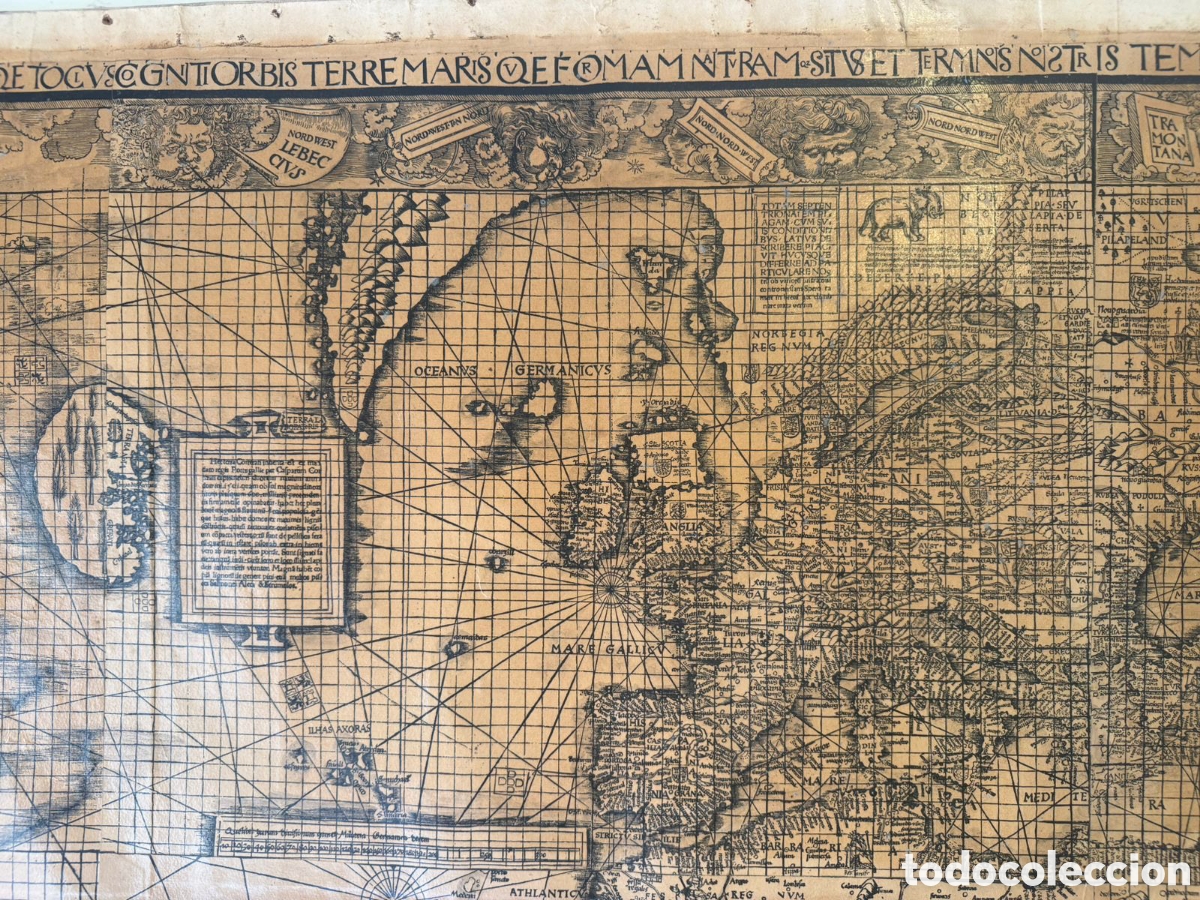 Collecting: CARTA N&Aacute;UTICA HIST&Oacute;RICA - Martin Waldseem&uuml;ller.