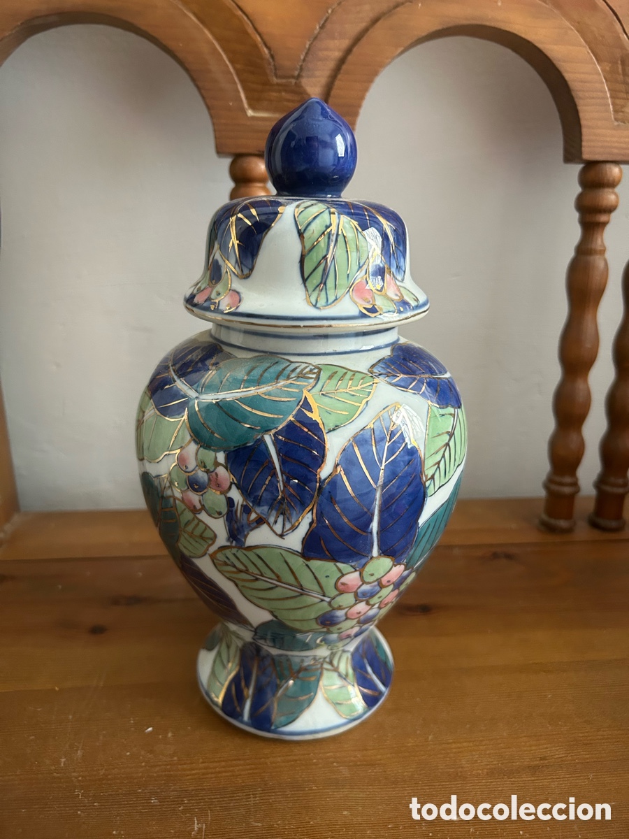 Coleccionismo: Tibor chino de porcelana