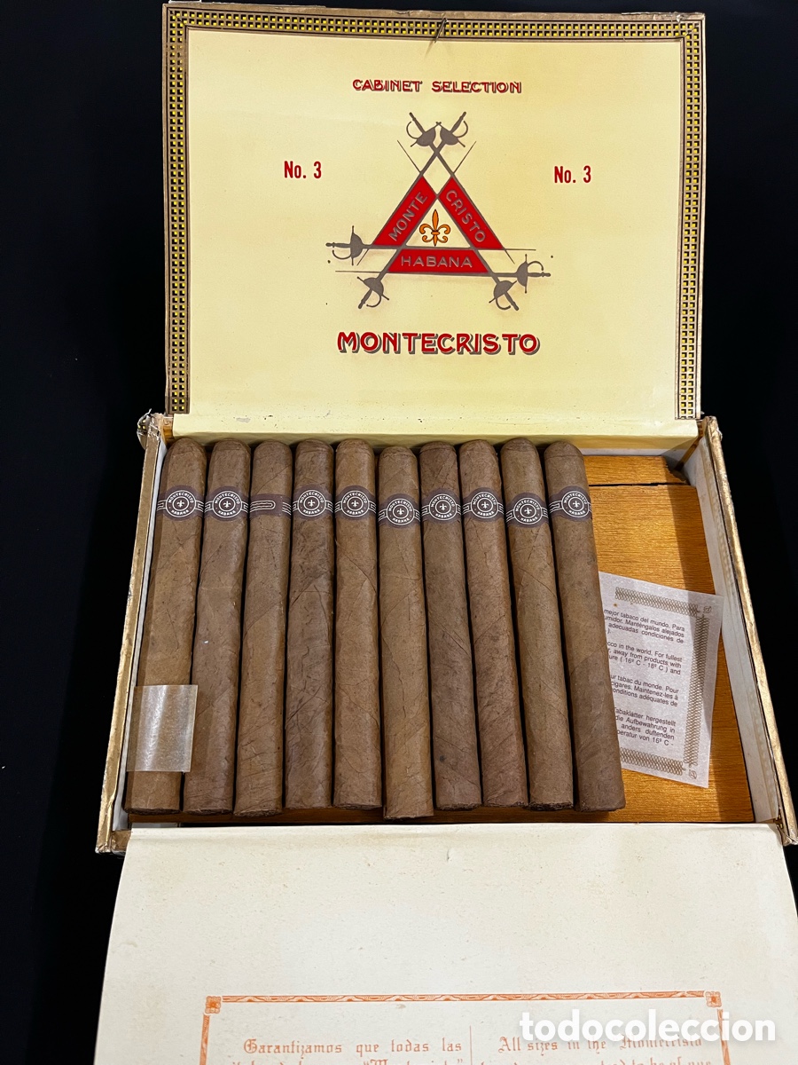 Coleccionismo: Caja de puros habanos Montecristo n3. Habana. Cuba. Contiene 22 unidades. Leer descripci&oacute;n.