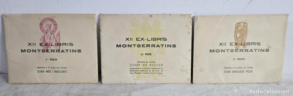 Sammeln: Lote de 3 Series - Ex-Libris Montserratins.