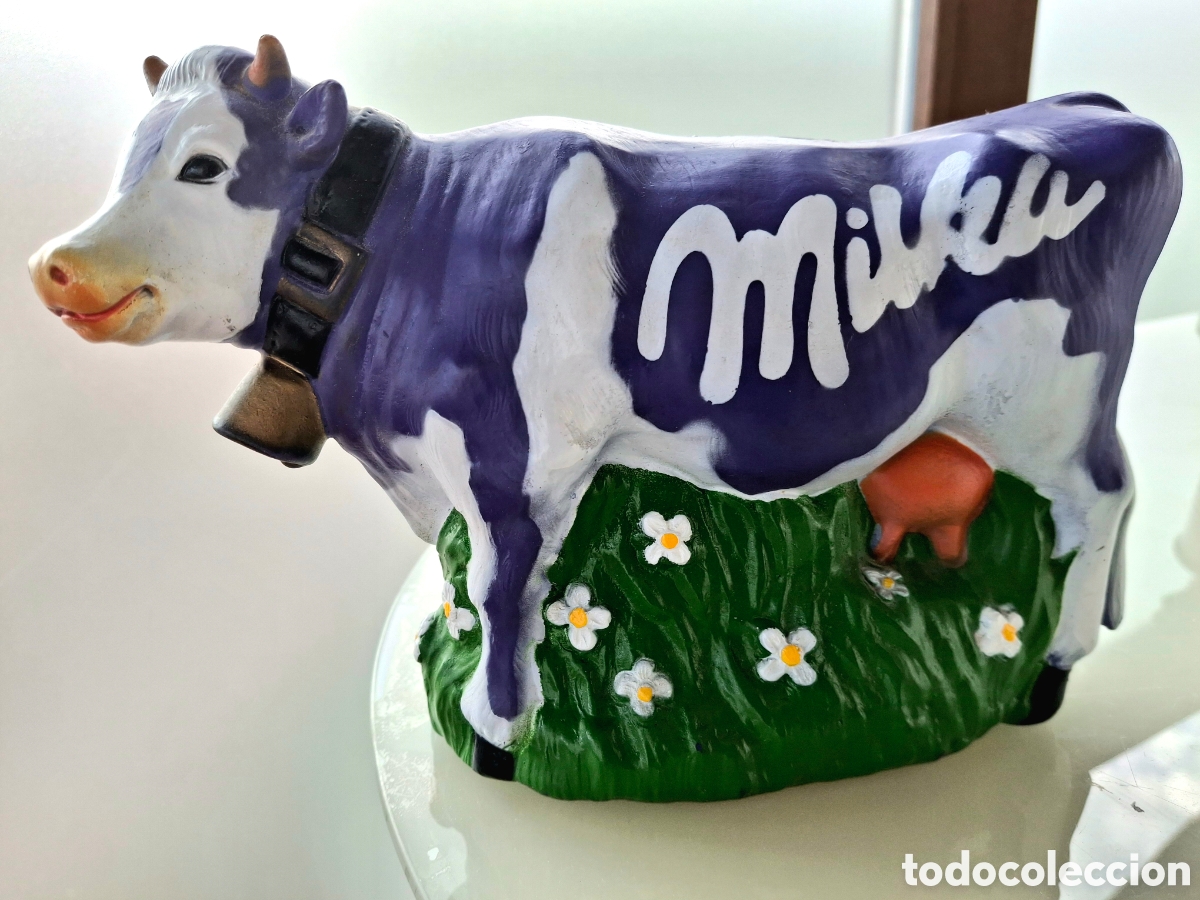 Coleccionismo: HUCHA DE LA VACA DE CHOCOLATES MILKA