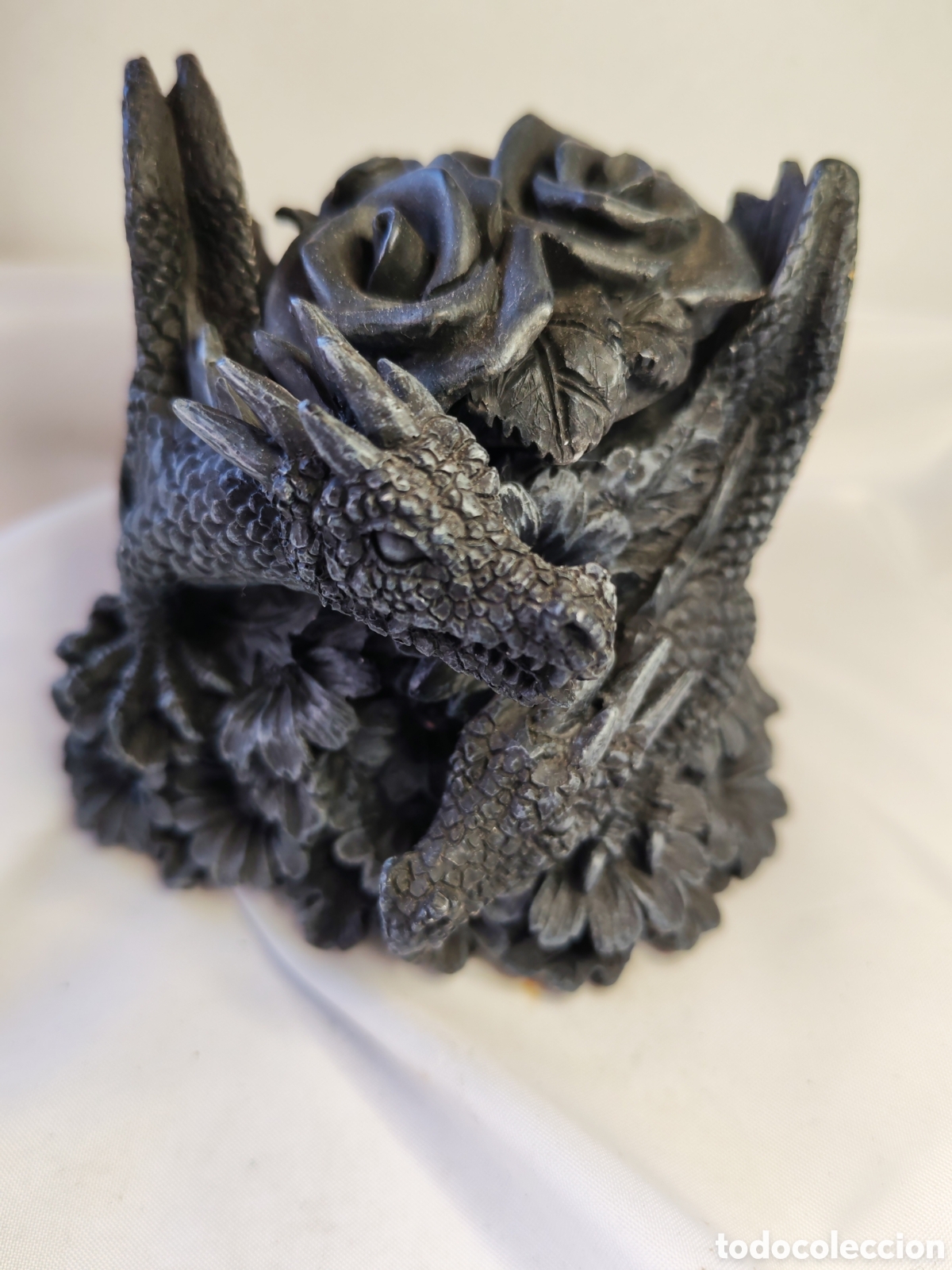 Coleccionismo: Caja decorativa de resina. Tematica de fantasia. Dragon. (CL)