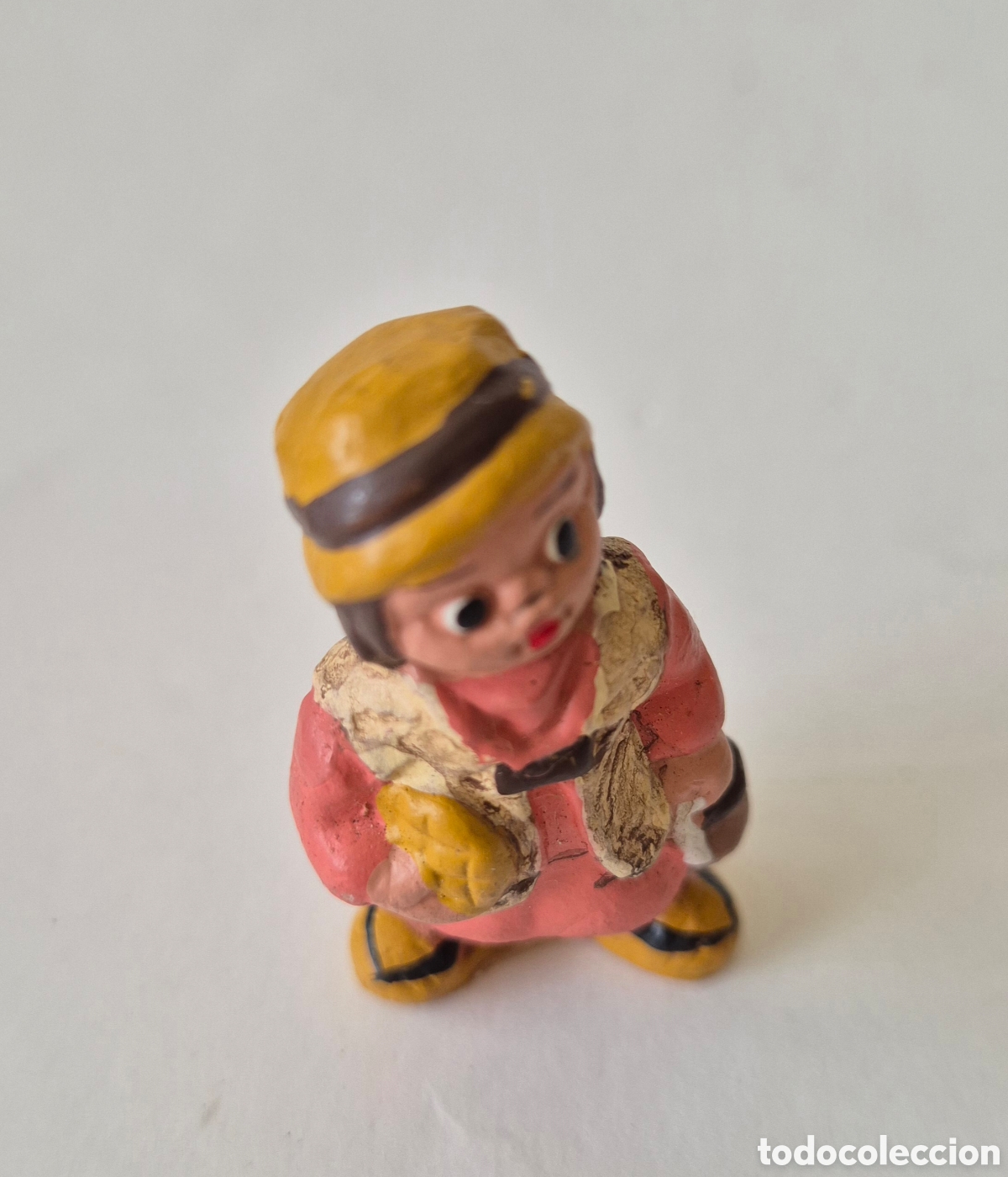 Coleccionismo: Figura de bel&eacute;n Alborox, representando a una pastora o campesina.