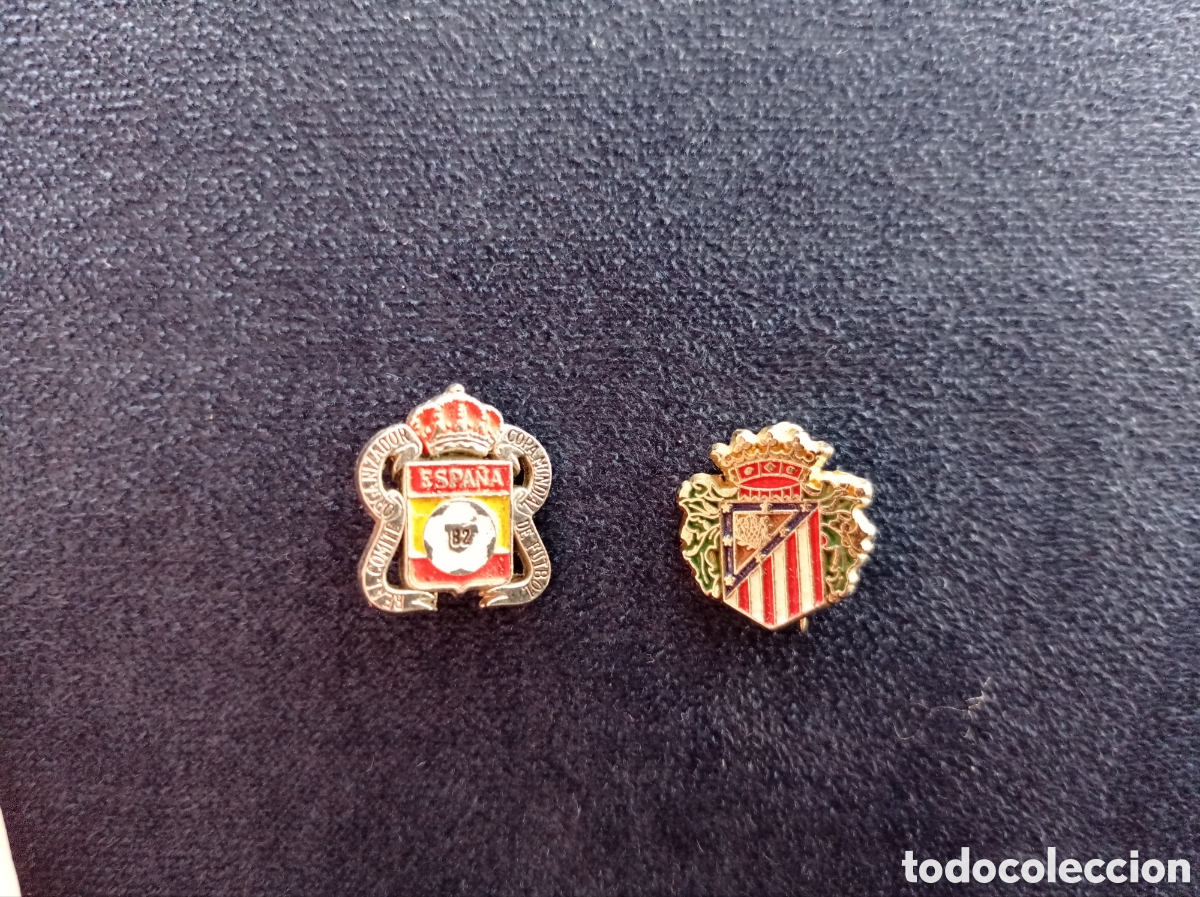 Coleccionismo: Insignias espa&ntilde;olas de f&uacute;tbol a&ntilde;os ochenta