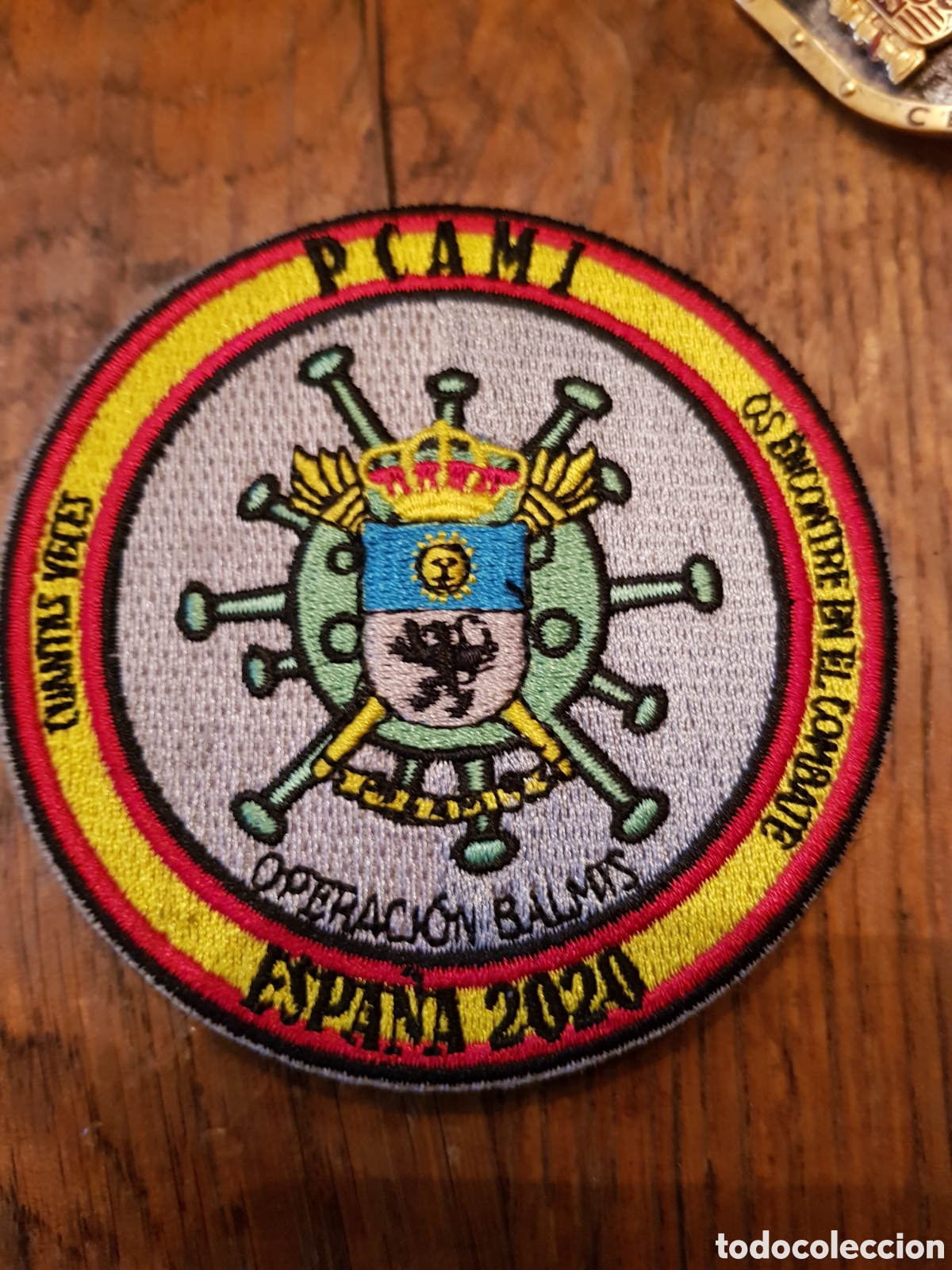 Coleccionismo: PARCHE BORDADO OPERACI&Oacute;N BALMIS .