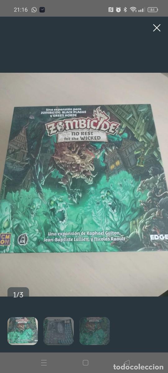 Coleccionismo: Juegos de mesa lote zombicide