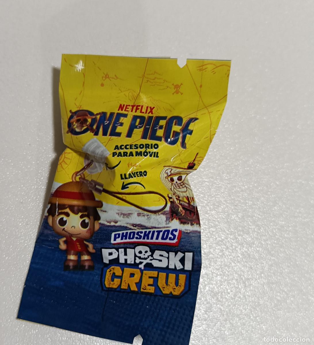 Coleccionismo: one piece phoskitos 2026 colgante promocional poskitos sobre mu&ntilde;equito mu&ntilde;eco miniatura luffy