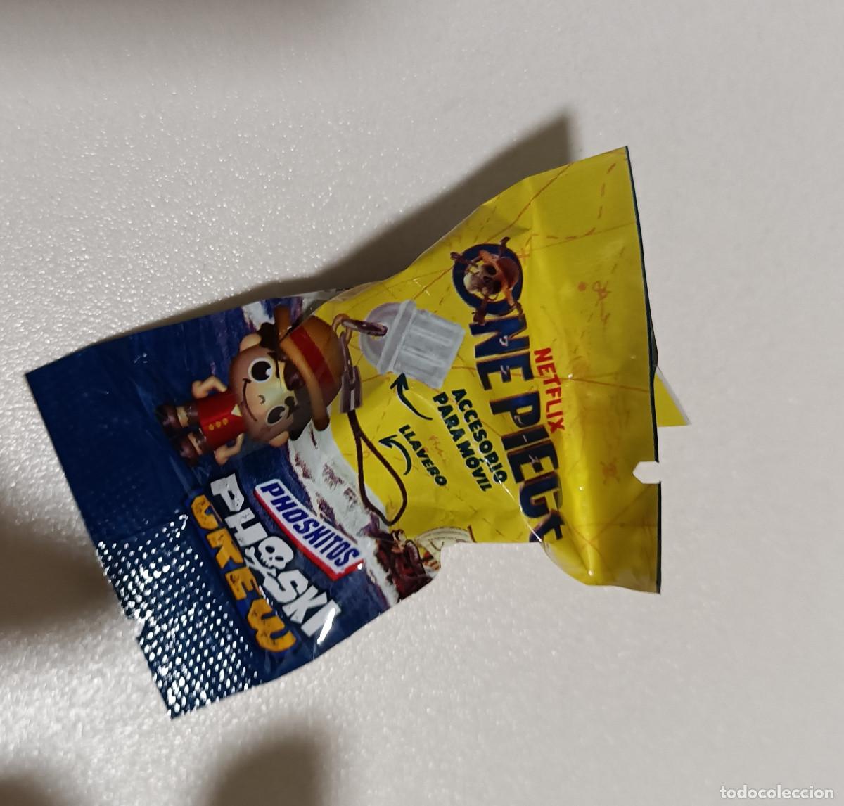 Coleccionismo: one piece phoskitos 2026 colgante promocional poskitos sobre mu&ntilde;equito mu&ntilde;eco miniatura luffy