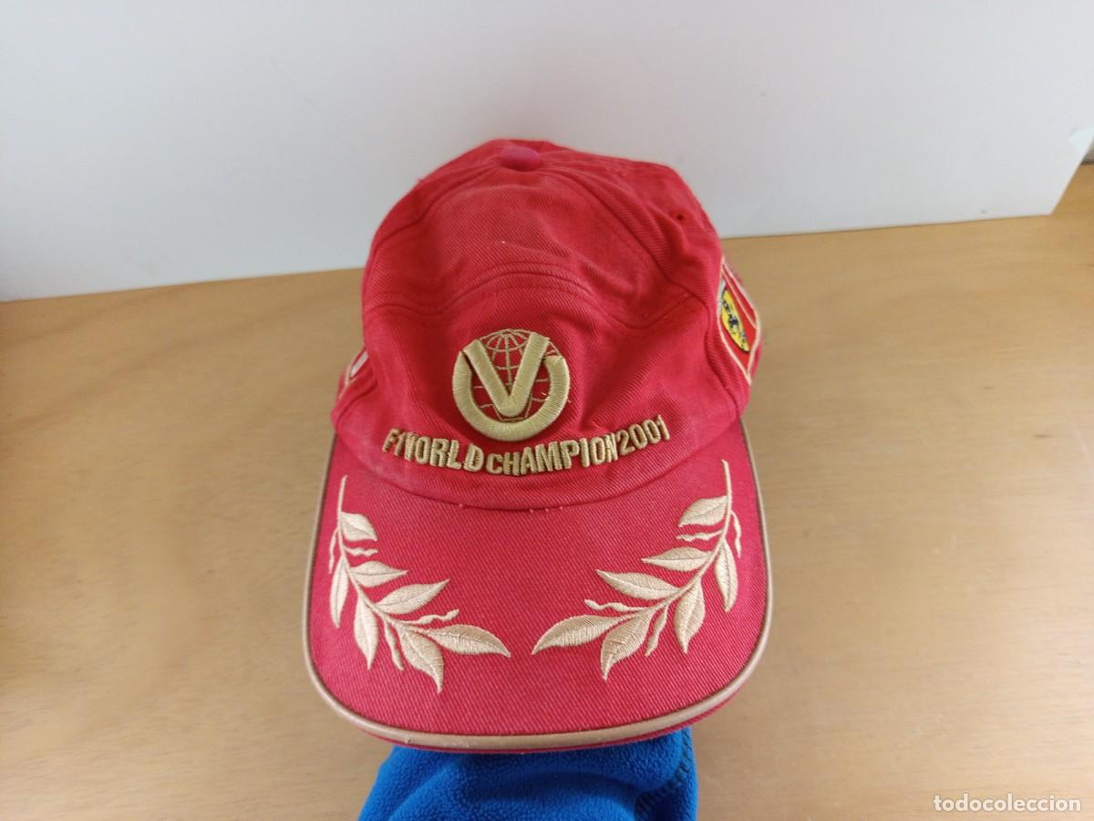 Coleccionismo: Michael Schumacher Formel 1 2001 Campe&oacute;n del Mundo Gorra.Vintage