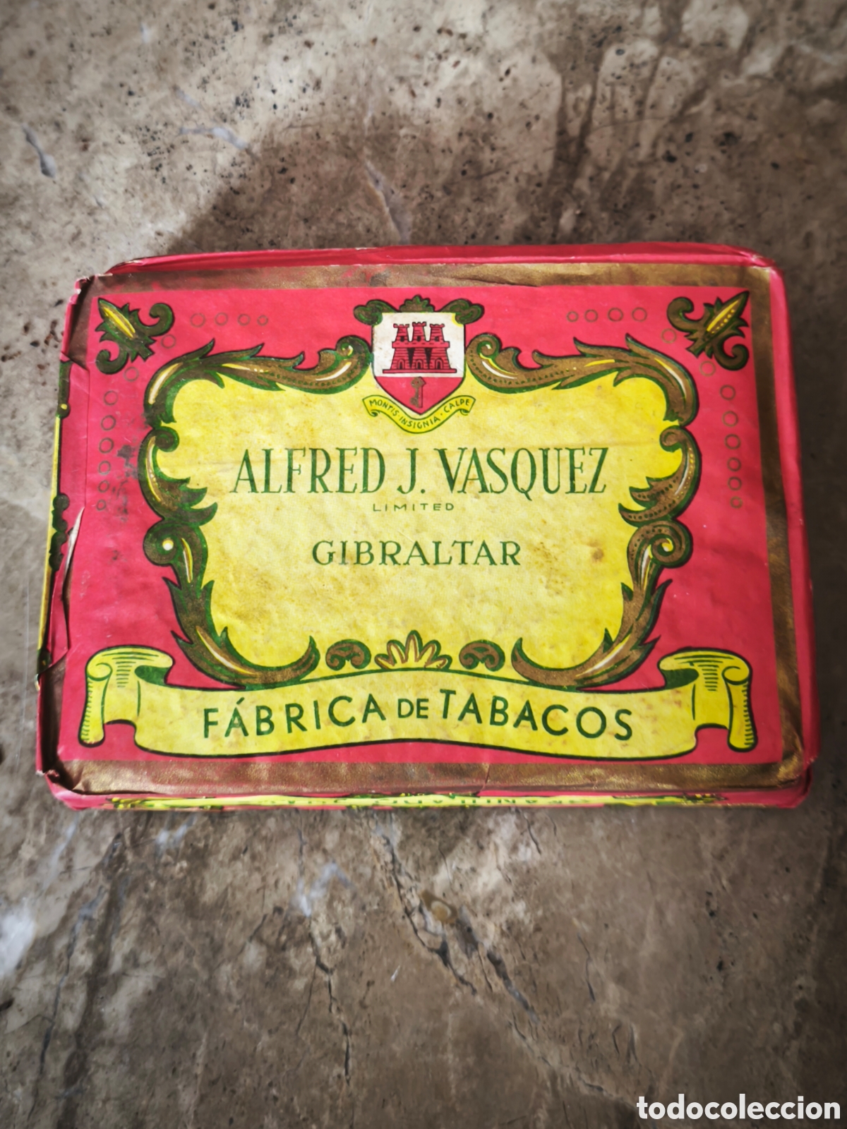 Coleccionismo: Cuarter&oacute;n de tabaco vintage - Alfred j.Vasquez limited