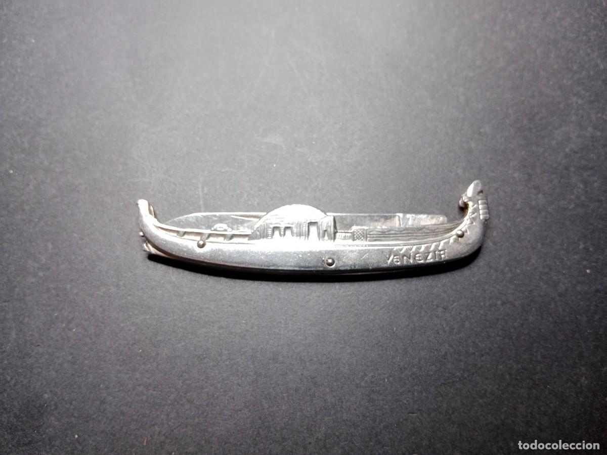 Coleccionismo: NAVAJA EN FORMA DE GONDOLA VENECIANA - RECUERDO DE VENECIA / VENEZIA