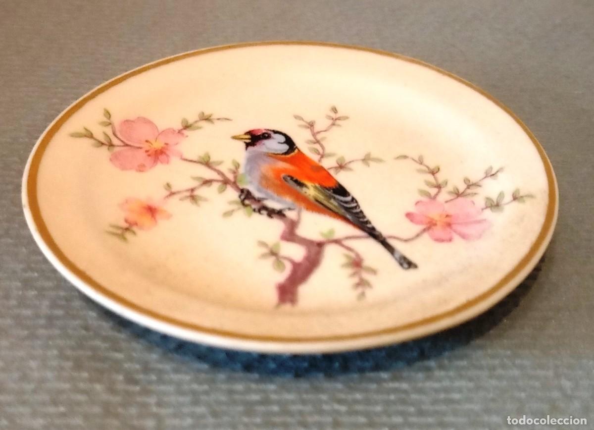 Coleccionismo: Plato Ibis P&aacute;jaro Porcelana