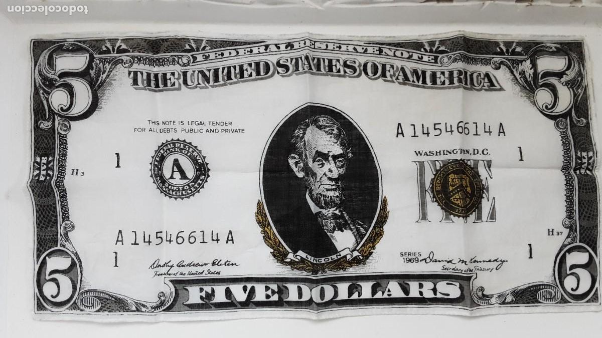Coleccionismo: Pa&ntilde;uelo de bolsillo DOLAR